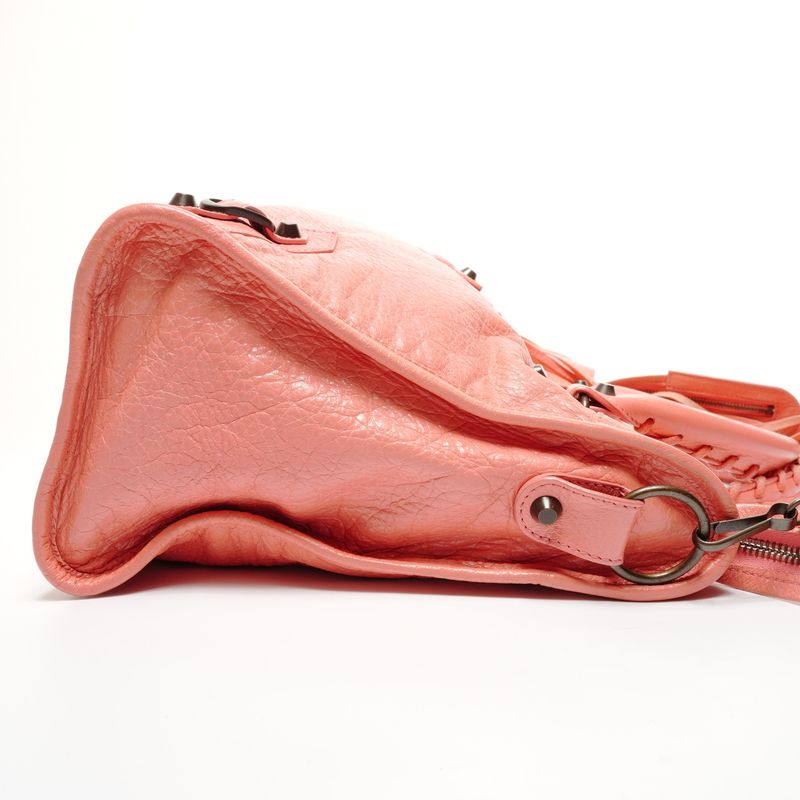 Balenciaga Shoulder Bag City 2WAY Coral Pink