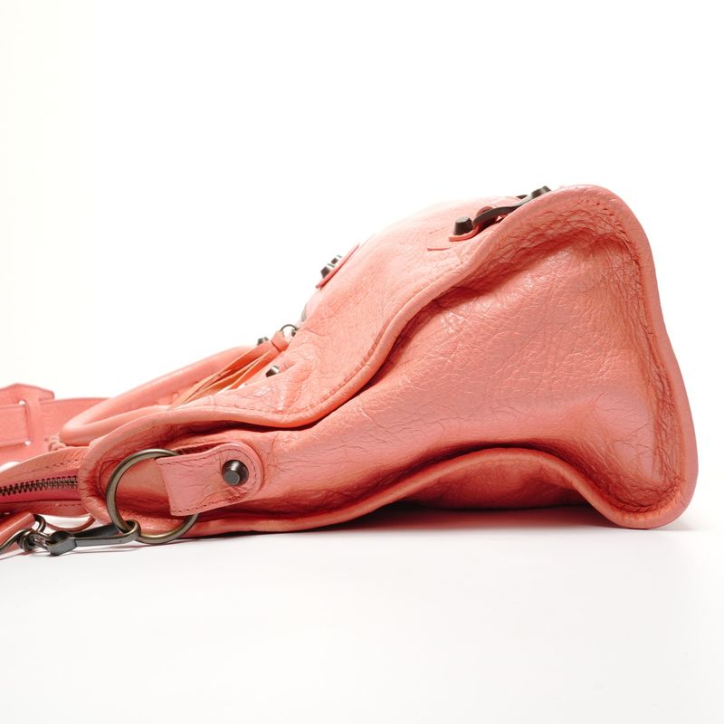 Balenciaga Shoulder Bag City 2WAY Coral Pink