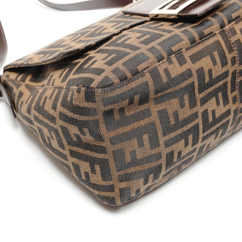 Fendi Shoulder Bag Mamma Zucca Canvas