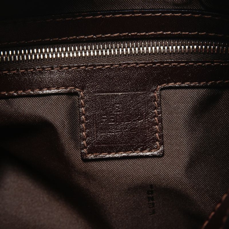 Fendi Shoulder Bag Mamma Zucca Canvas