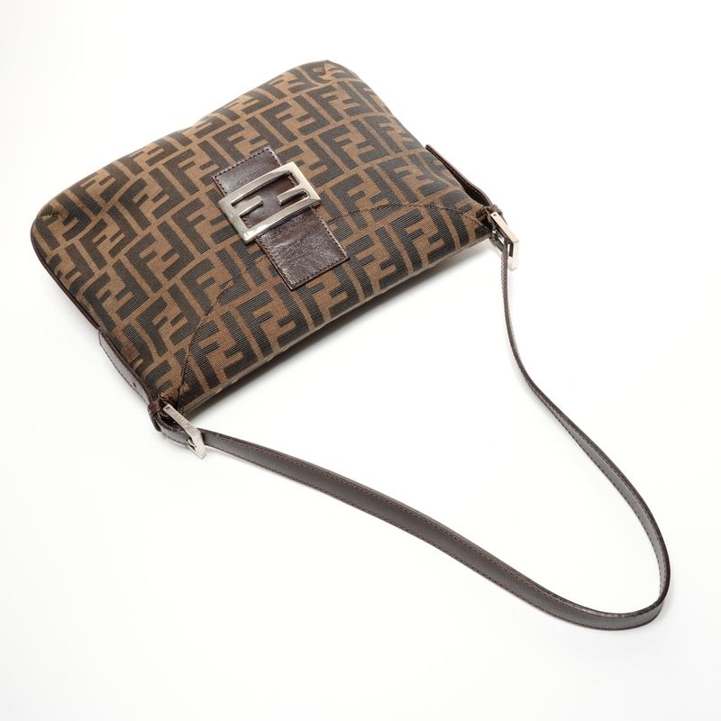 Fendi Shoulder Bag Zucca Mamma Bucket