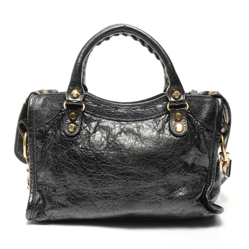 Balenciaga Shoulder Bag Leather Mini City 2way