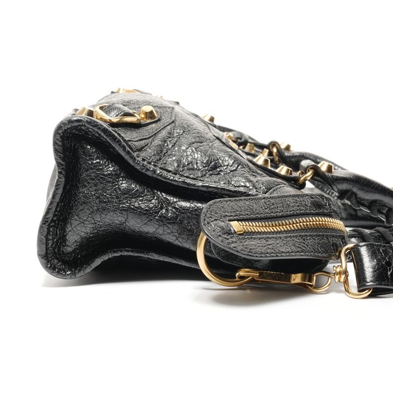 Balenciaga Shoulder Bag Leather Mini City 2way