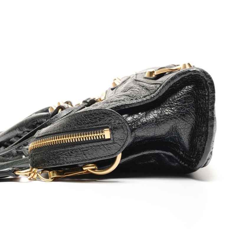 Balenciaga Shoulder Bag Leather Mini City 2way