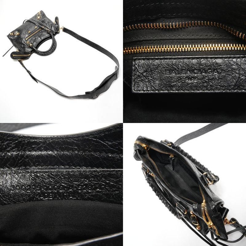 Balenciaga Shoulder Bag Leather Mini City 2way