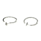 Hermes Earrings Chaine D'ancre PM Silver