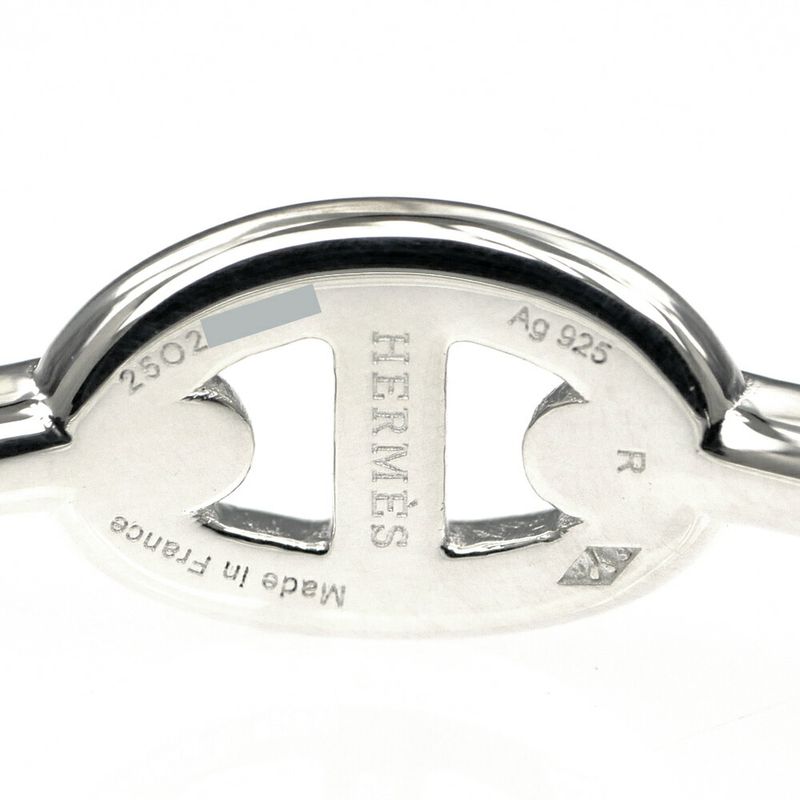 Hermes Earrings Chaine D'ancre PM Silver