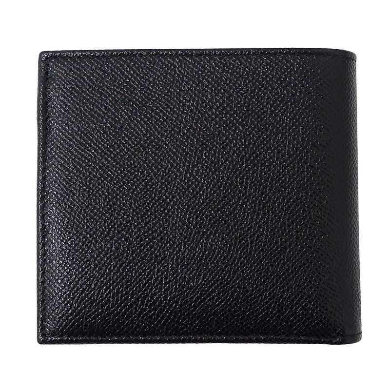 Bvlgari Wallet Men's Brand Bifold Wallet Bvlgari Bulgari Man Leather Black