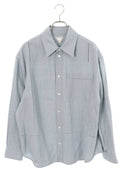 Bottega Veneta 789373 V2u10 Viscose Silk Long Sleeve Shirt Men's 46