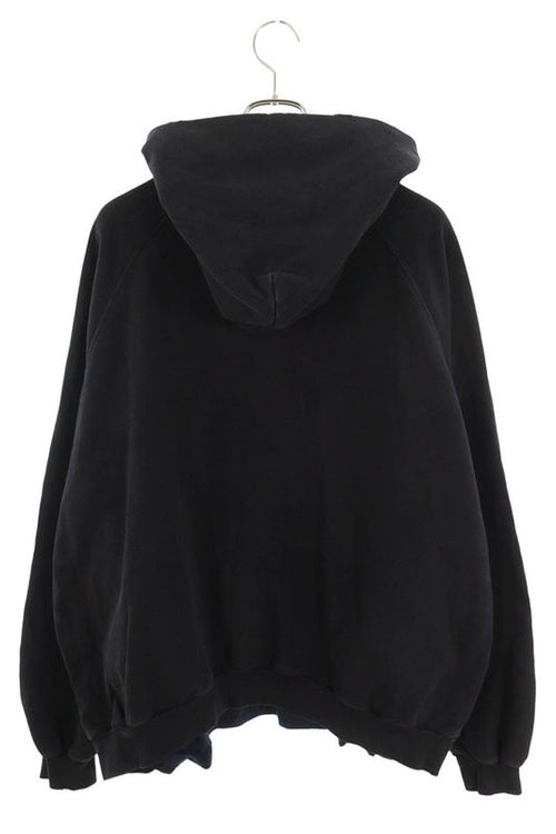 Balenciaga 720406 Tnvv1 BB Be Different Print Layered Hoodie Men's 2