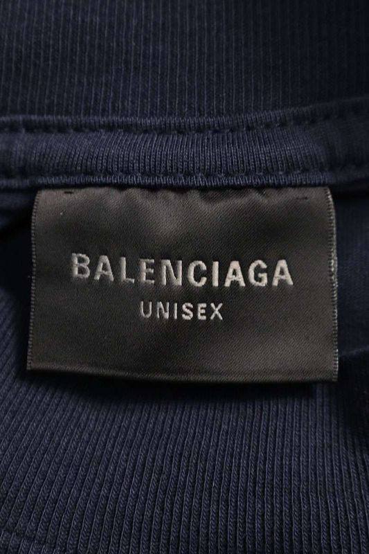 Balenciaga 720406 Tnvv1 BB Be Different Print Layered Hoodie Men's 2