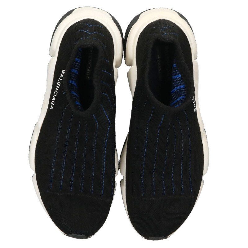 Balenciaga Speed ​​trainer Logo Print Knit Socks Sneakers Men's 40