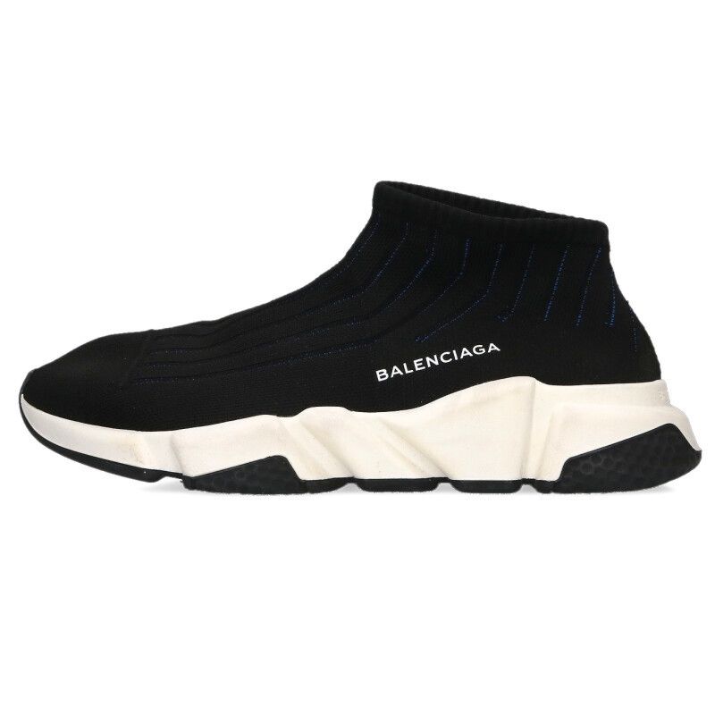 Balenciaga Speed ​​trainer Logo Print Knit Socks Sneakers Men's 40