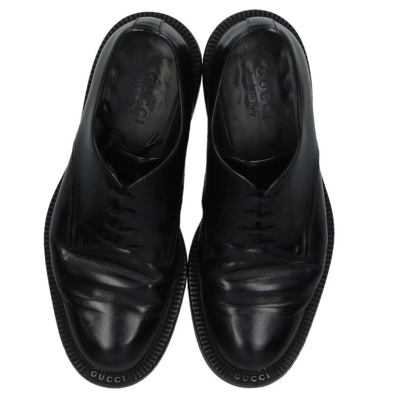 Gucci 794178 Lace-up Leather Shoes Men's 7