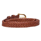 Celine Braided Mesh Leather Belt Men's 70