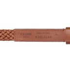 Celine Braided Mesh Leather Belt Men's 70