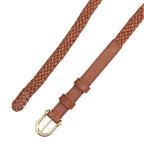 Celine Braided Mesh Leather Belt Men's 70