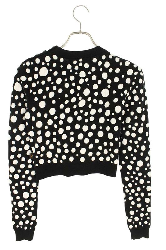 Louis Vuitton × Yayoi Kusama 23SS Rw231 YB6 Fokl23 Dot Cropped Cotton Knit
