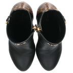 Louis Vuitton Afterglow Heel Black 37 Brown
