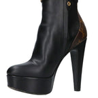 Louis Vuitton Afterglow Heel Black 37 Brown