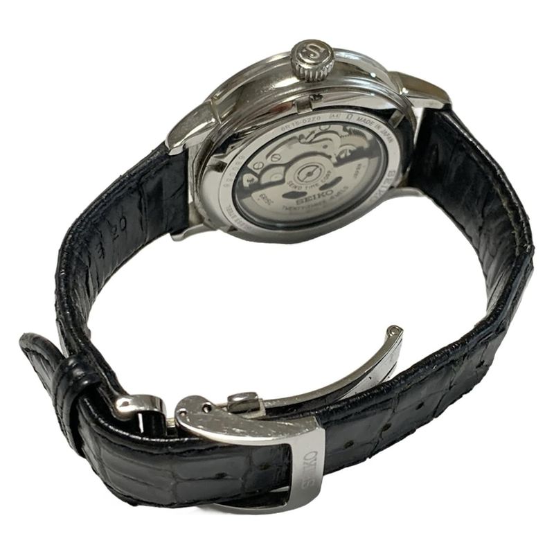 Seiko Watch Presage Date 6r15-02z0 Men's Back Skelton White
