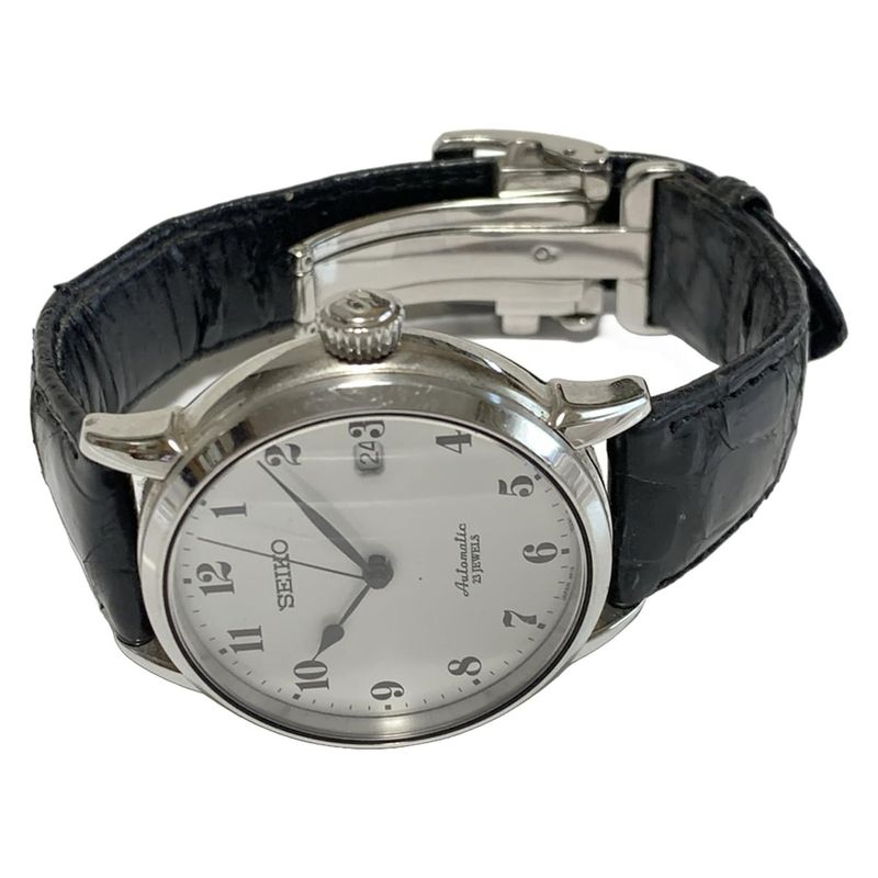 Seiko Watch Presage Date 6r15-02z0 Men's Back Skelton White