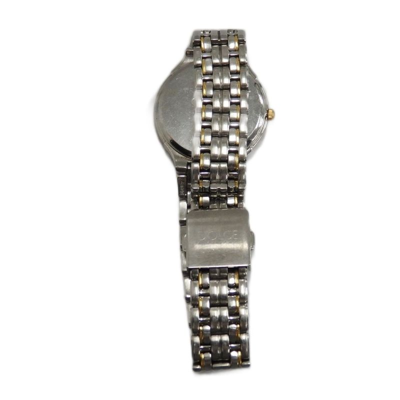 Seiko V181-0ac0 Dolce Watch Solar Shell Dial Roman Logo Silver Color • GY18 MQ
