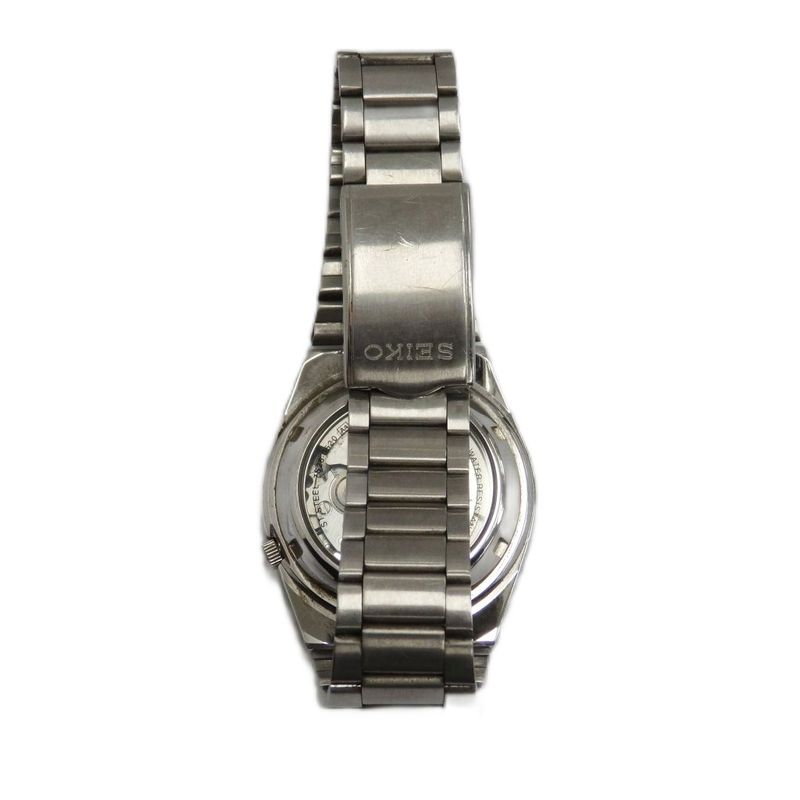 Seiko Five 5 7s26-0520 Watch Automatic Carre Date Skeleton Silver Color • GY18