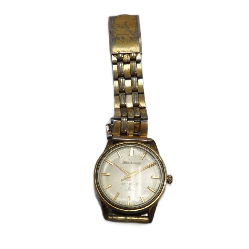 Seiko 6220-9990t Skyliner Watch Manual Winding Logo Gold Color • GY18 MQ