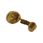 Dior Earrings Clip Type Rhinestone Log
