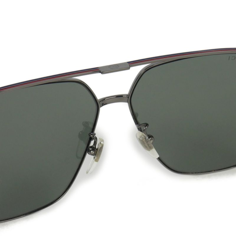 Gucci Navigator Frame Sunglasses 61 Black Eyewear