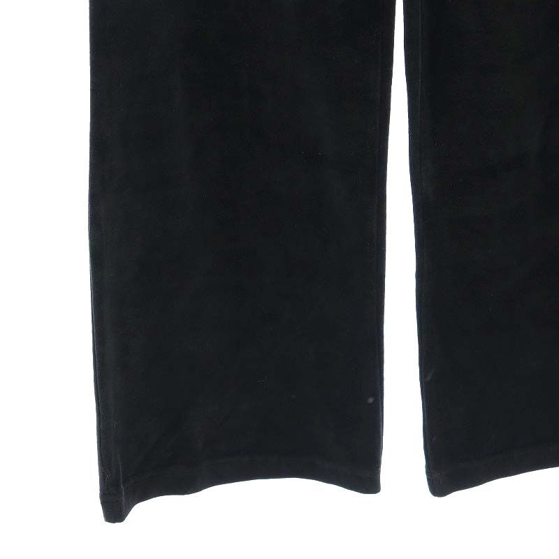Balenciaga Low Waist Velvet Track Pants Black