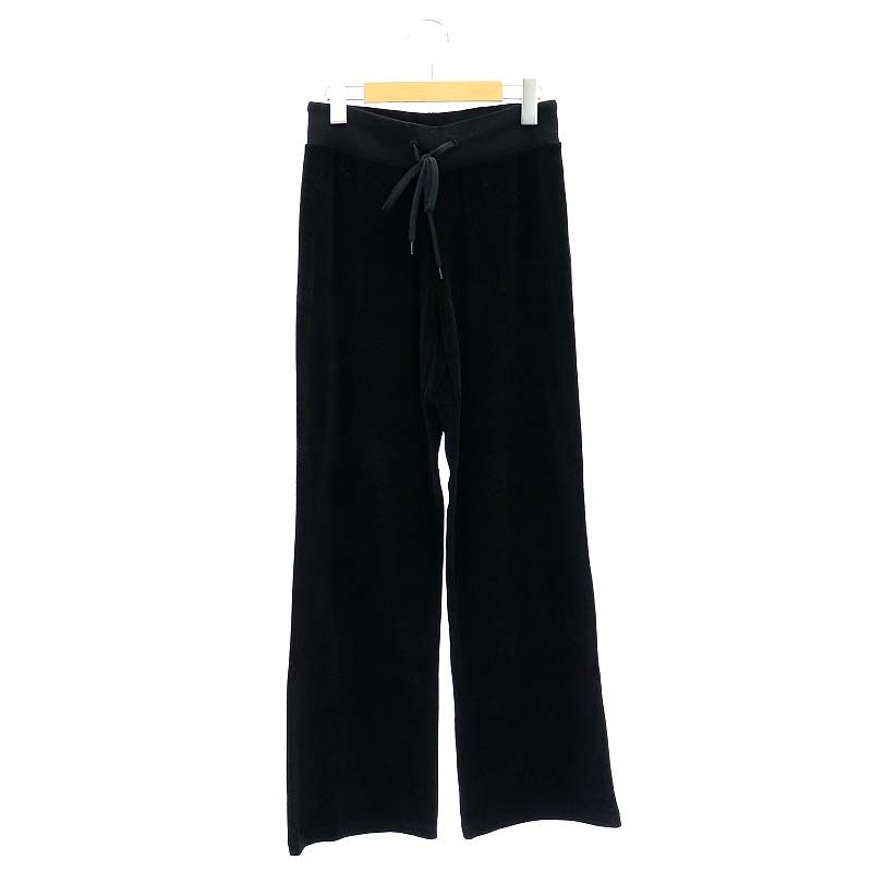 Balenciaga Low Waist Velvet Track Pants Black