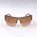 Gucci Shield Brown 75 Eyewear