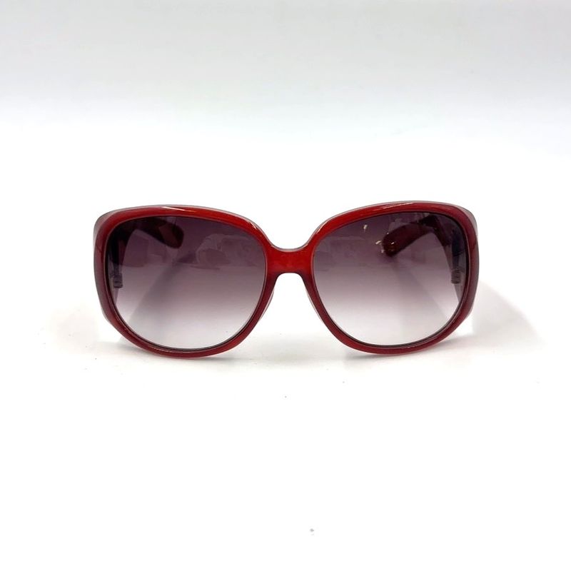 Gucci Cles Heart Plastic Brown Gold Eyewear