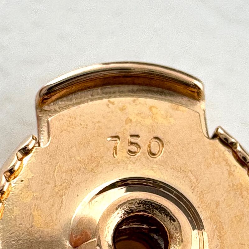 Hermes Chaine D'ancre Farand D'or Tpmearrings PG Pink Gold Earrings 750 Women's