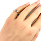 Tiffany & Co Tiffany & Co Stacking Band Ring Platinum Ring Diamond Ring Size