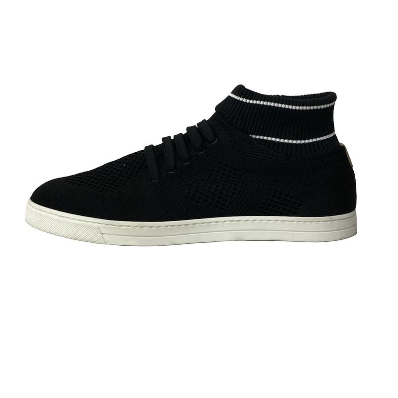 Fendi Sneakers 8 Black White Socks