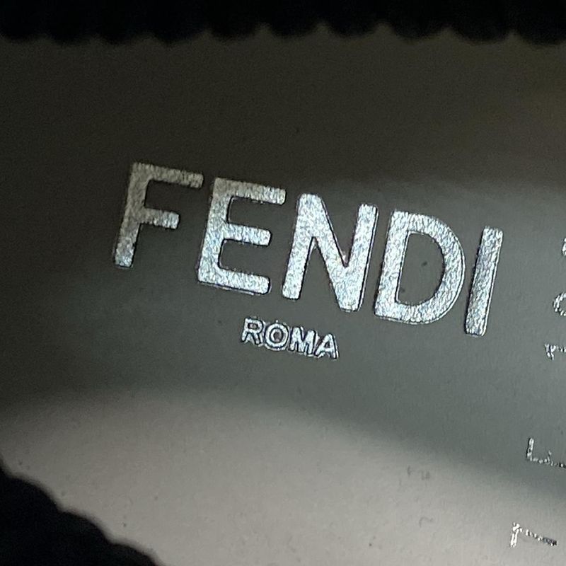 Fendi Sneakers 8 Black White Socks