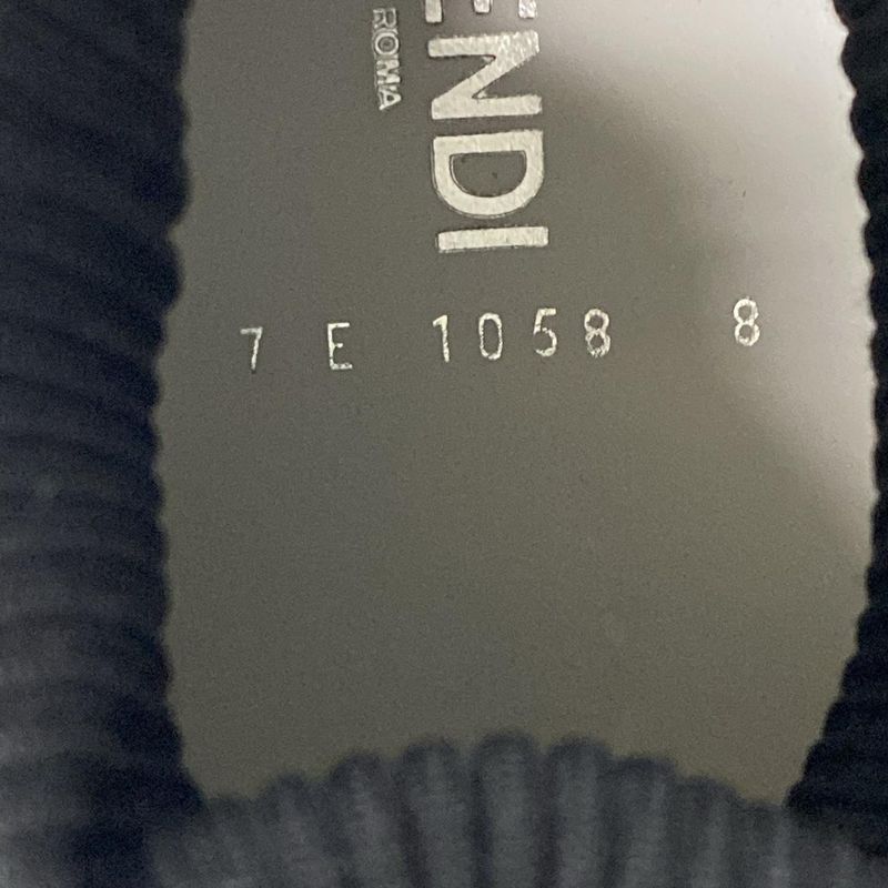 Fendi Sneakers 8 Black White Socks