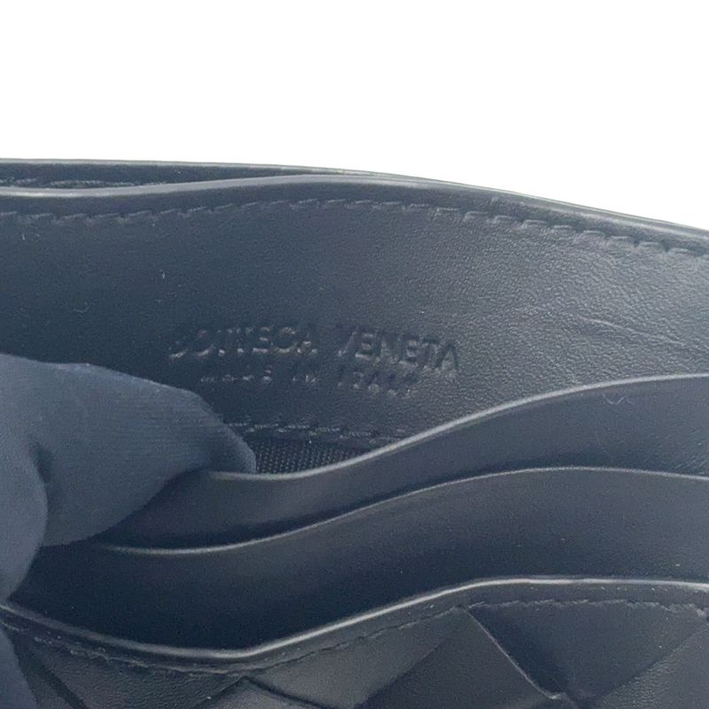 Bottega Veneta Cles Card Case Leather Black Card Case 743209vcpq38838