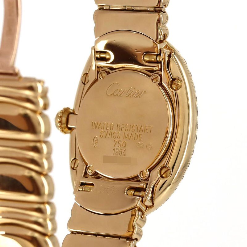 Cartier Venueir YG 2D Wb5096d8 YG Quartz