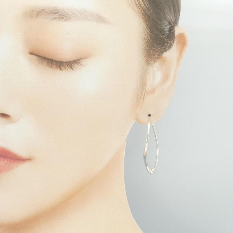 Tiffany & Co Open Heart Hoop Earrings