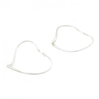 Tiffany & Co Open Heart Hoop Earrings