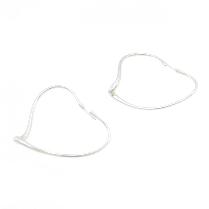 Tiffany & Co Open Heart Hoop Earrings