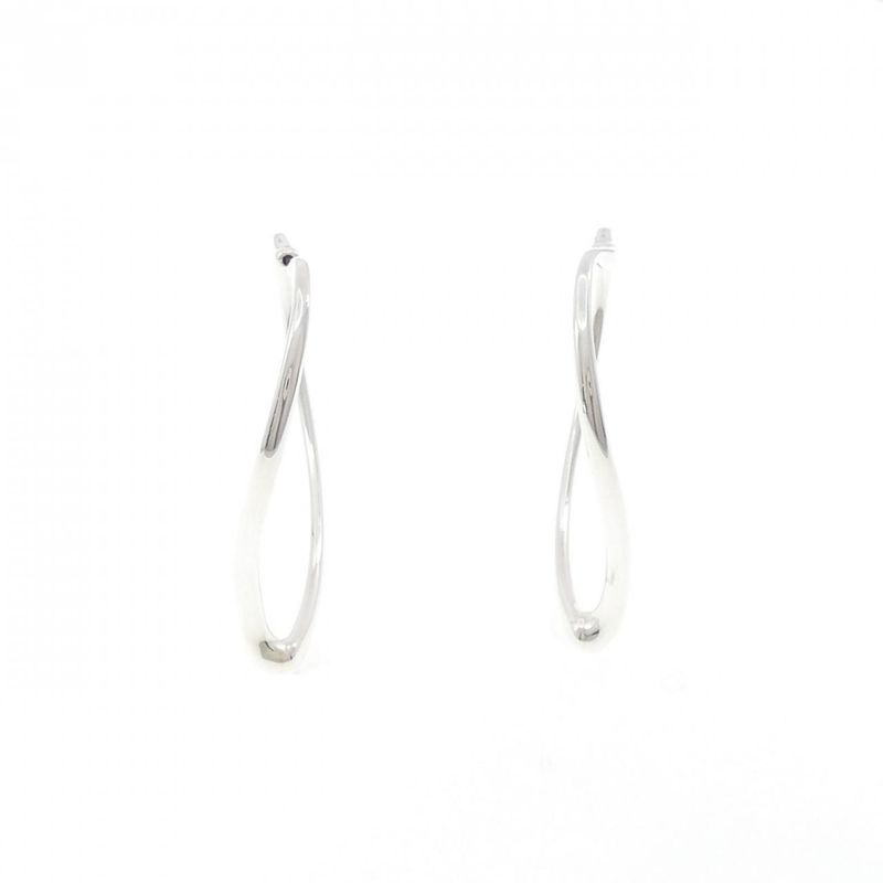 Tiffany & Co Open Heart Hoop Earrings