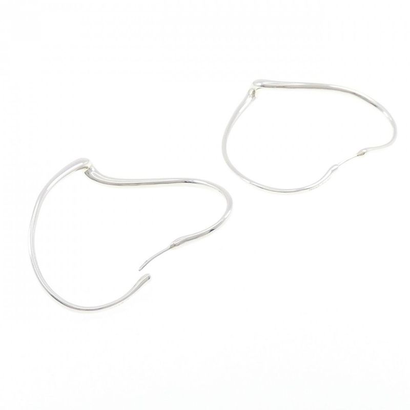 Tiffany & Co Open Heart Hoop Earrings