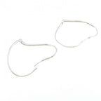 Tiffany & Co Open Heart Hoop Earrings