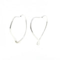 Tiffany & Co Open Heart Hoop Earrings