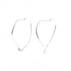 Tiffany & Co Open Heart Hoop Earrings
